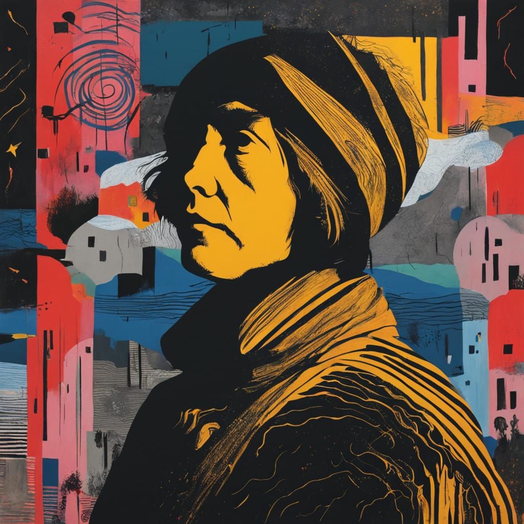 Distorted Cityscapes in Vibrant Colors