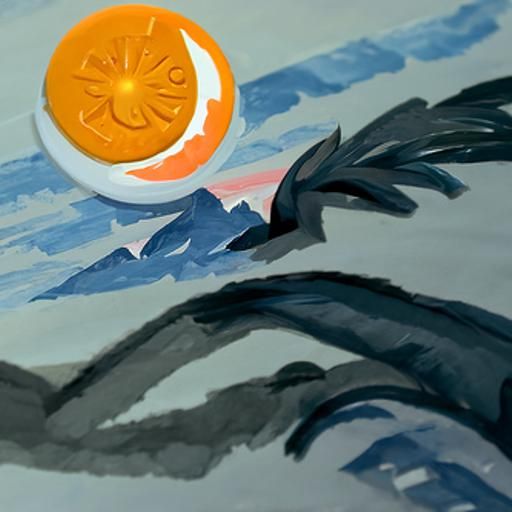 Celestial Divinity Unites: A Gouache Masterpiece