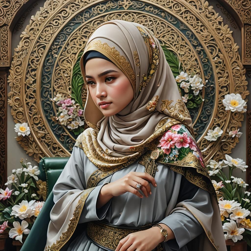 Soulful Moment in Ethereal Paradise