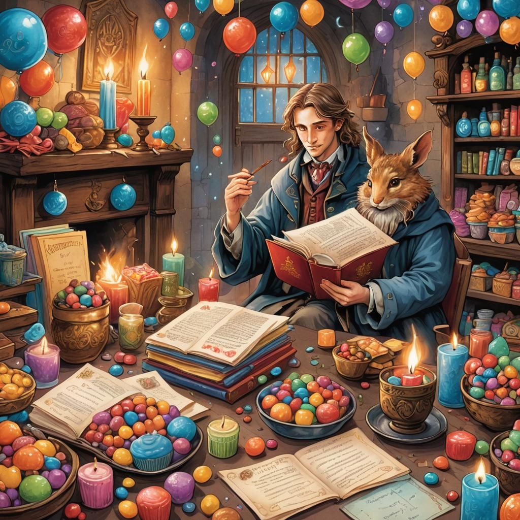 Magical Food Packaging Illustration