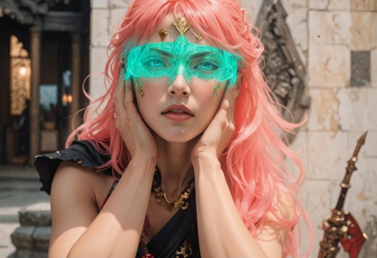 Art style od Artgerm, Yoji Shinkawa, and Akihiko Yoshida, in a fantasy art style, combined with the style of illusory wa...