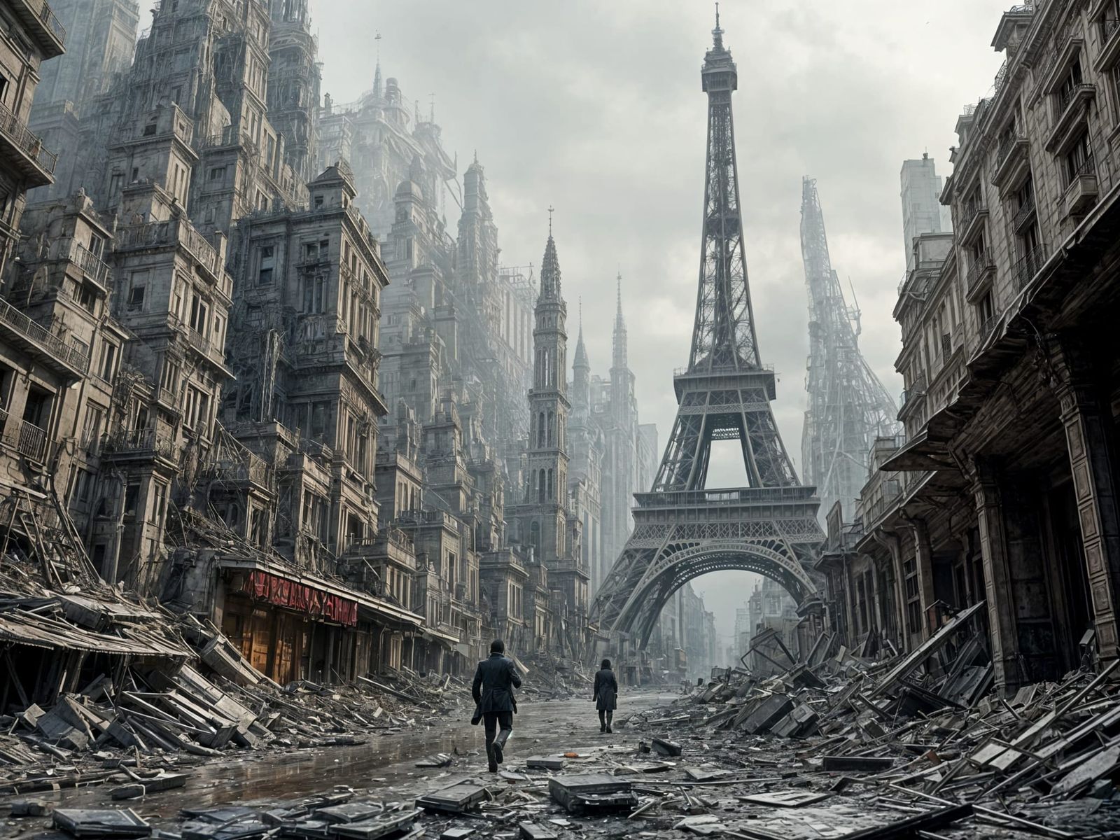 Post-Apocalyptic Paris After Nuclear War