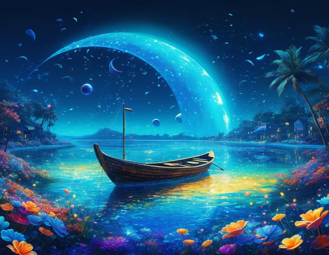 Surreal Floral Dreamscape in Ultrahigh Definition