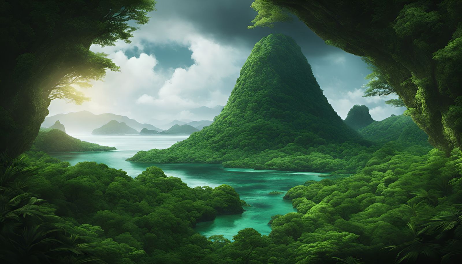 Epic Digital Landscape of Iriomote-jima