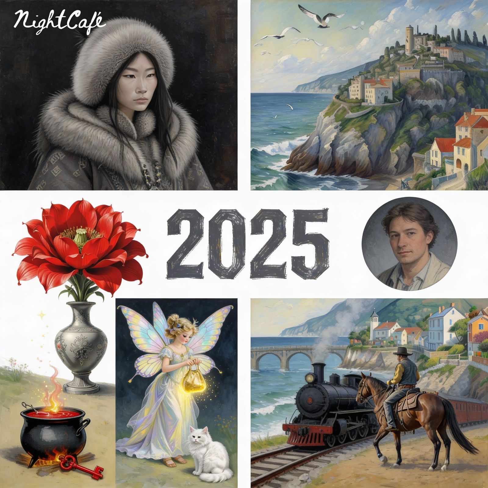 AI Art Collage: Best Creations of 2025