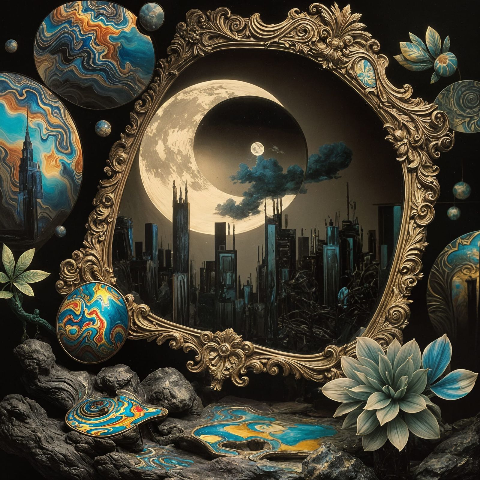 Distorted Reflections in a Cyberpunk Mirror