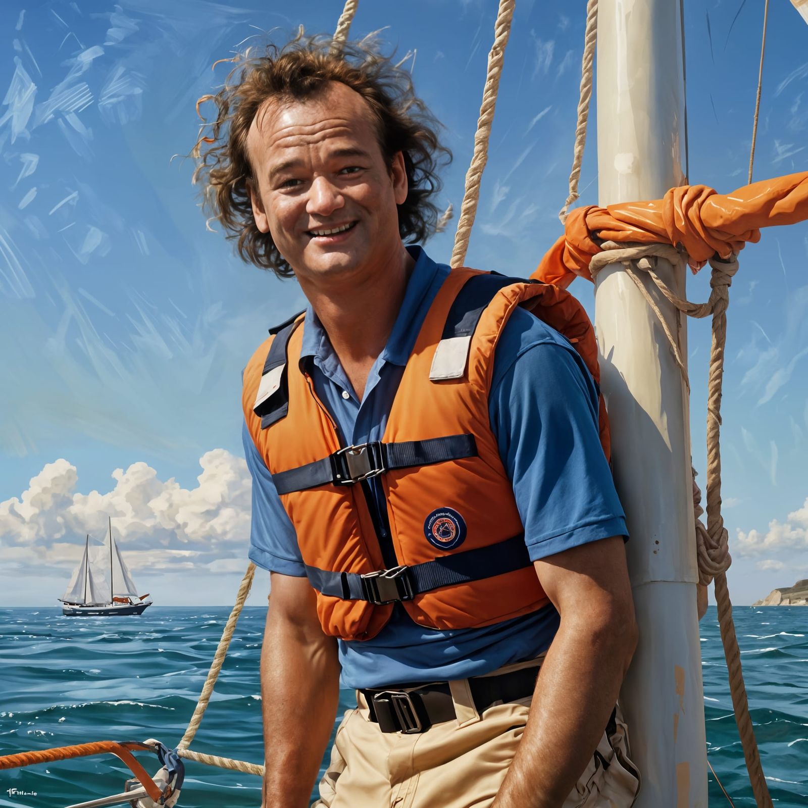 Bill Murray Sails the High Seas with Joyful Exuberance