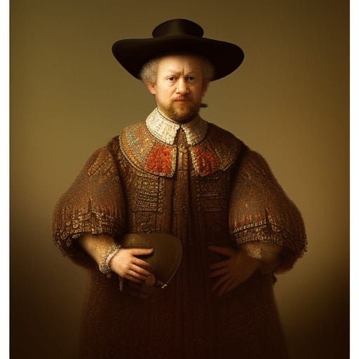 Dutch Masterpiece of Count Saint Germain in Regal Grandeur