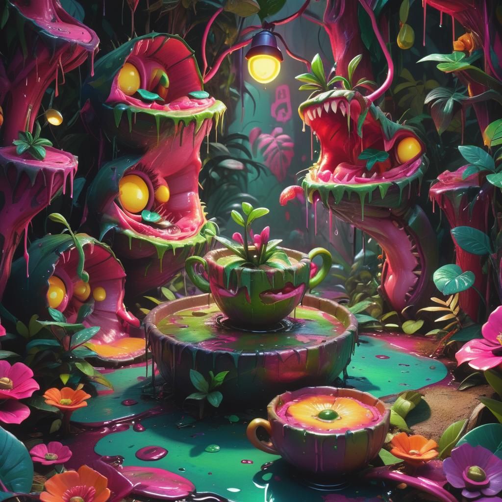 Ethereal Jungle Horror: A Hyper-Realistic, Pixar-Inspired Ma...
