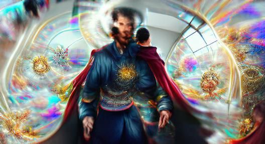 DR STRANGE in Heavenly Cosmic Holographic Illusion