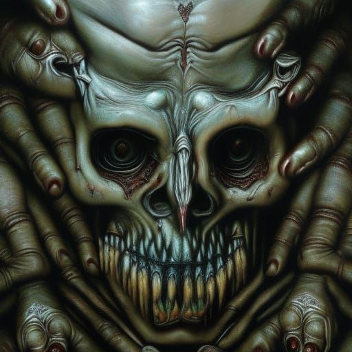 Cyberpunk Horror in Imperial Colors