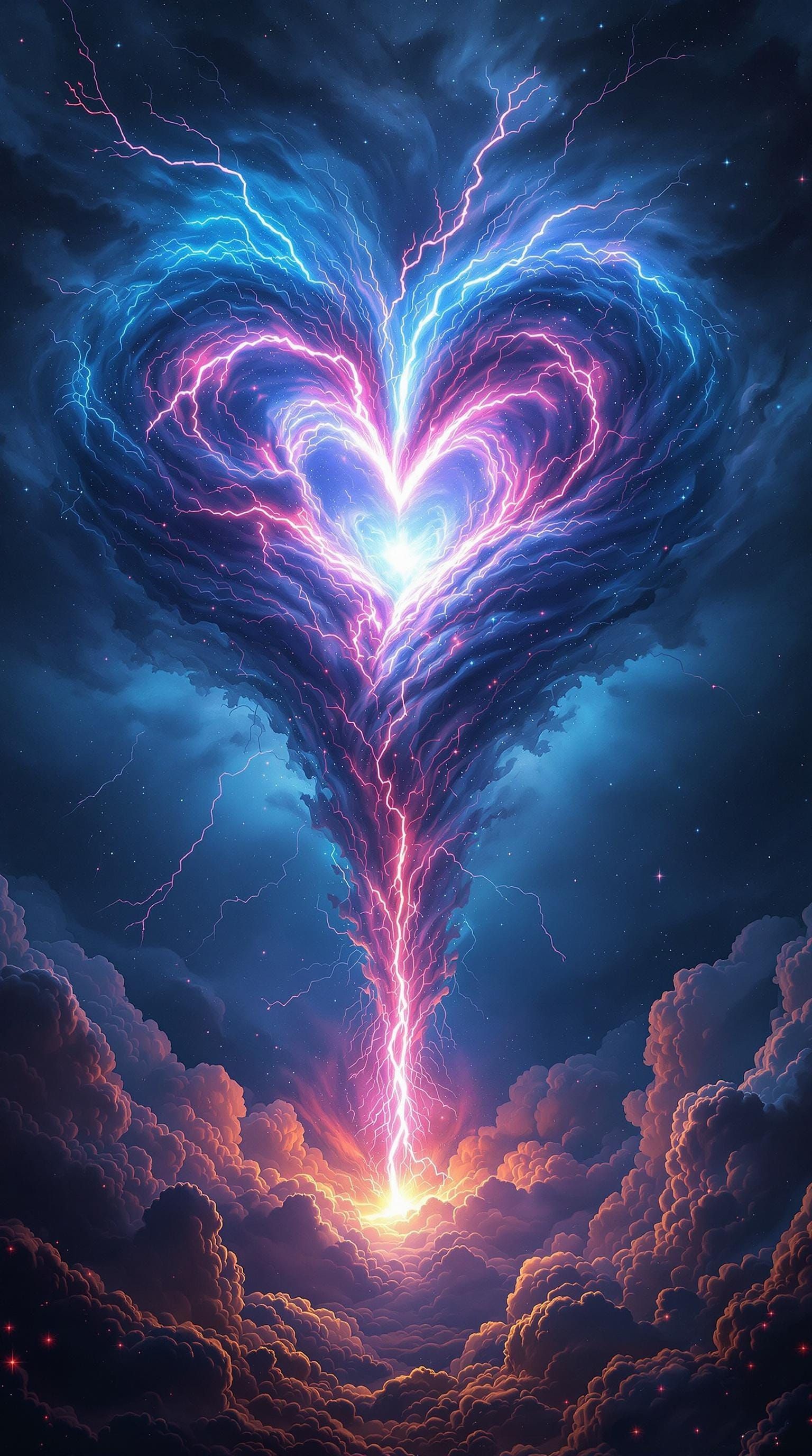 Electric Goddess Unveiled in Loveheart Storm