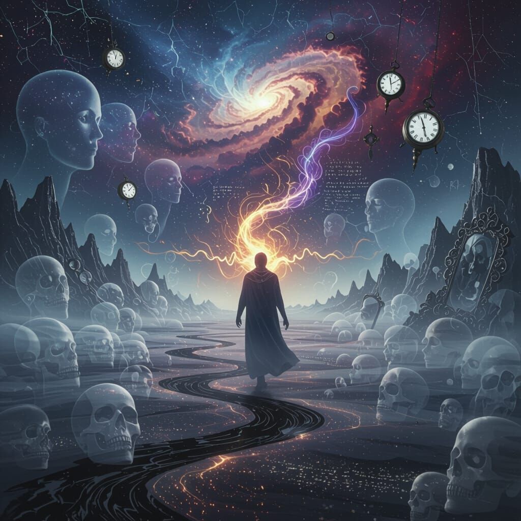 Surreal Soul's Journey Between Life and Death