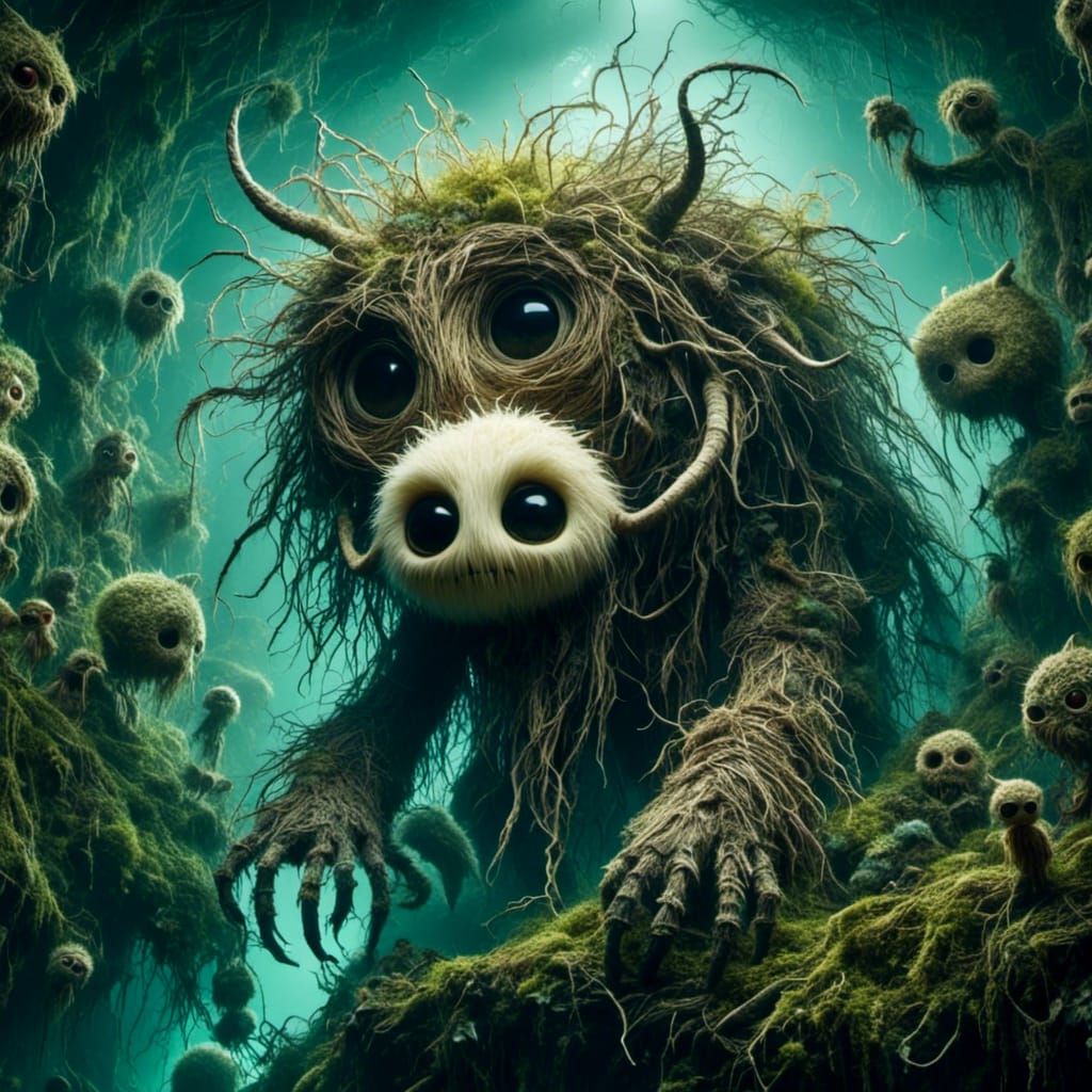 Dark Whimsy Collector in Steampunk Atmosphere