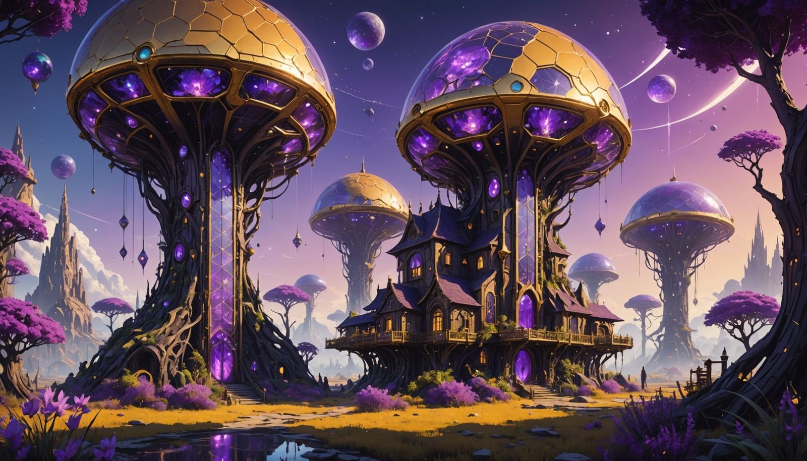 Solarpunk Utopia on an Alien World