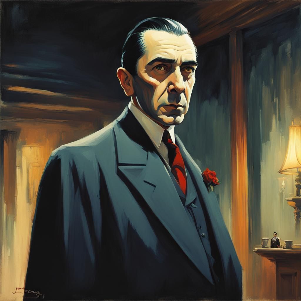 Bela Lugosi in The Phantom Creeps, movie poster, 40's serial...