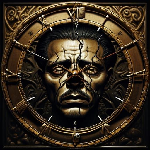 Surrealist Masterpiece: Breaking Chains in Dali Style