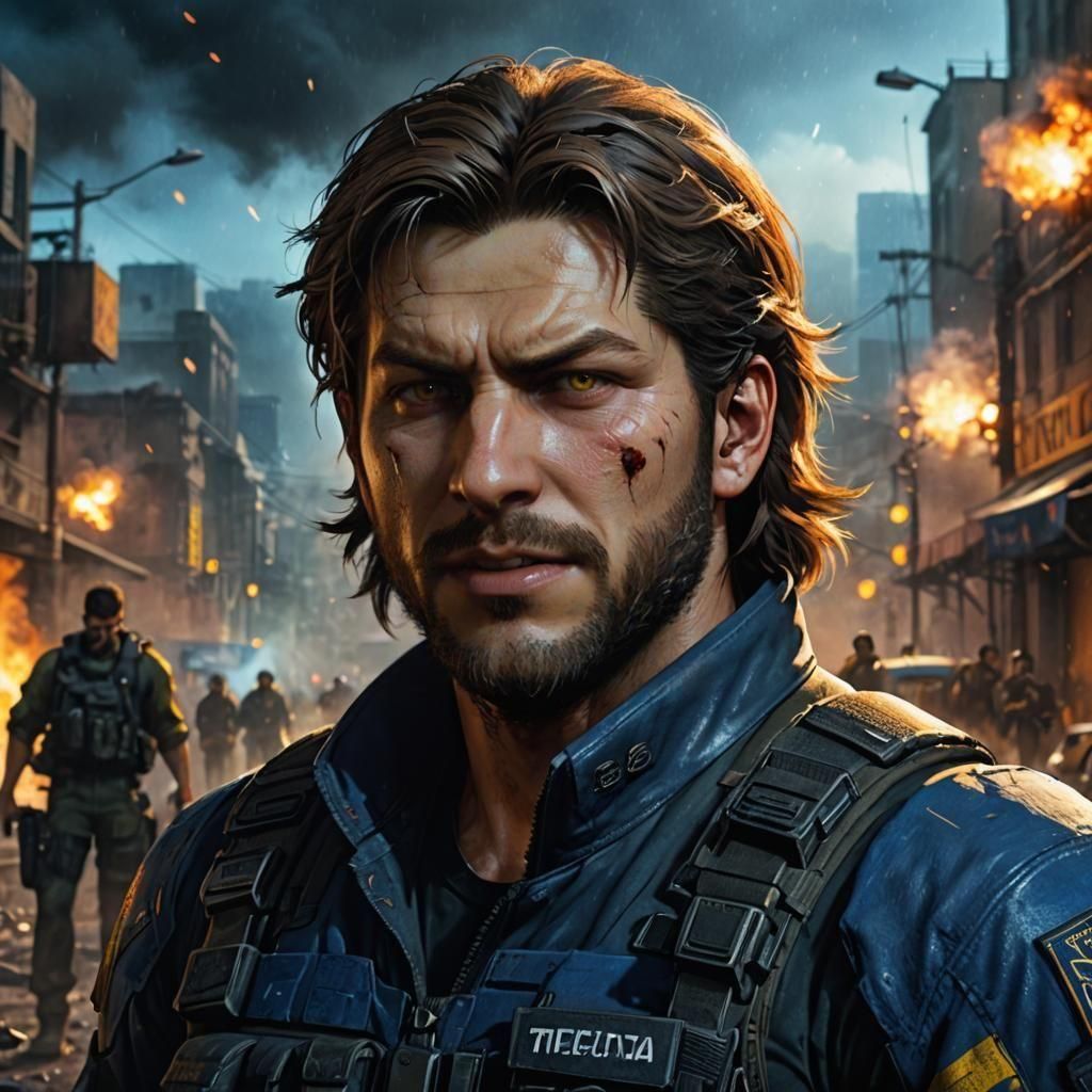 Chris Redfield Leads Tactical Wolf Squad in Serious Resident...