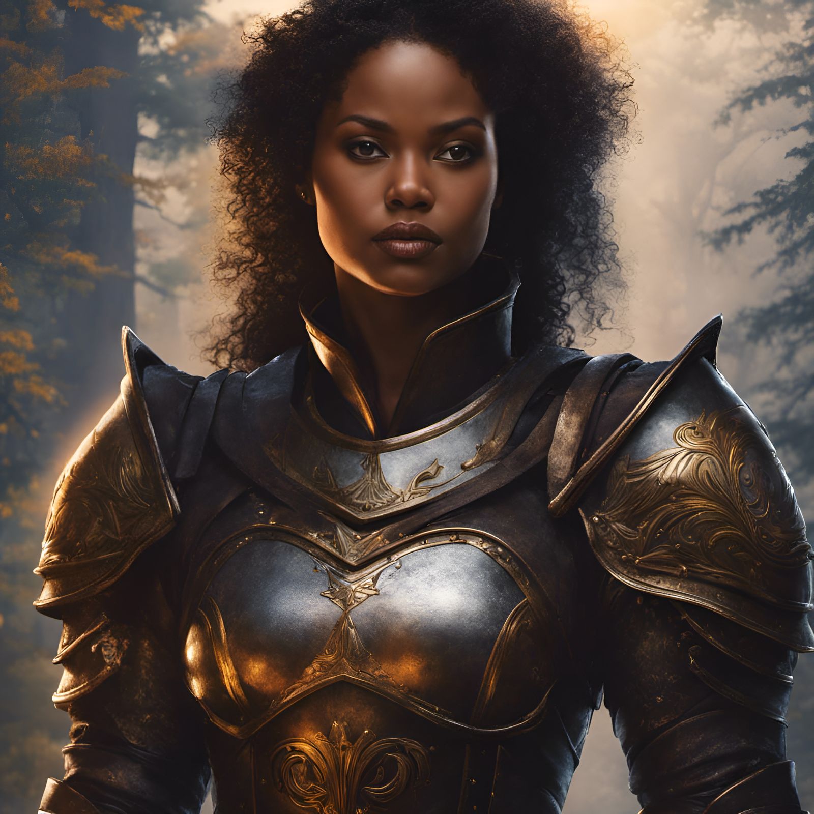 Medieval Fantasy Knight in Watercolor by Hayao Miyazaki