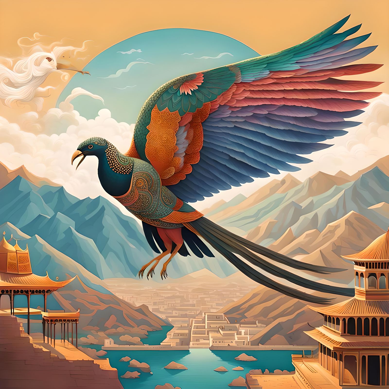 Colored Bird 5
