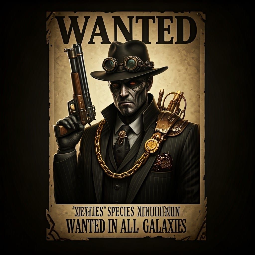 Interstellar Wanted Poster