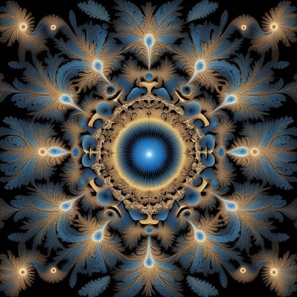 Magic Eye Fractal Autostereogram Optical Illusion