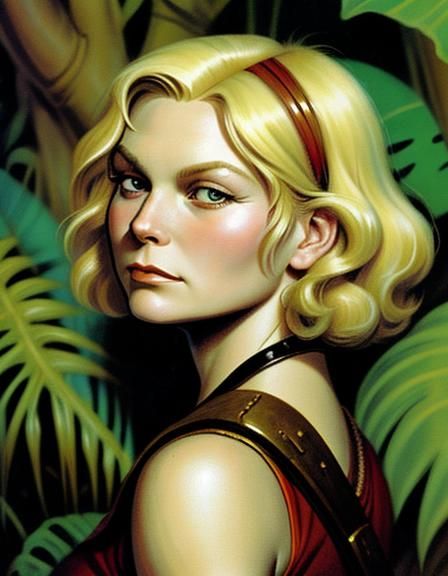 Kirsten Dunst in the jungle