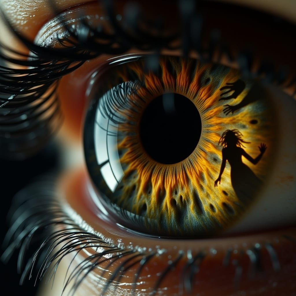 Eyes of the Abyss in Hyperreal Style