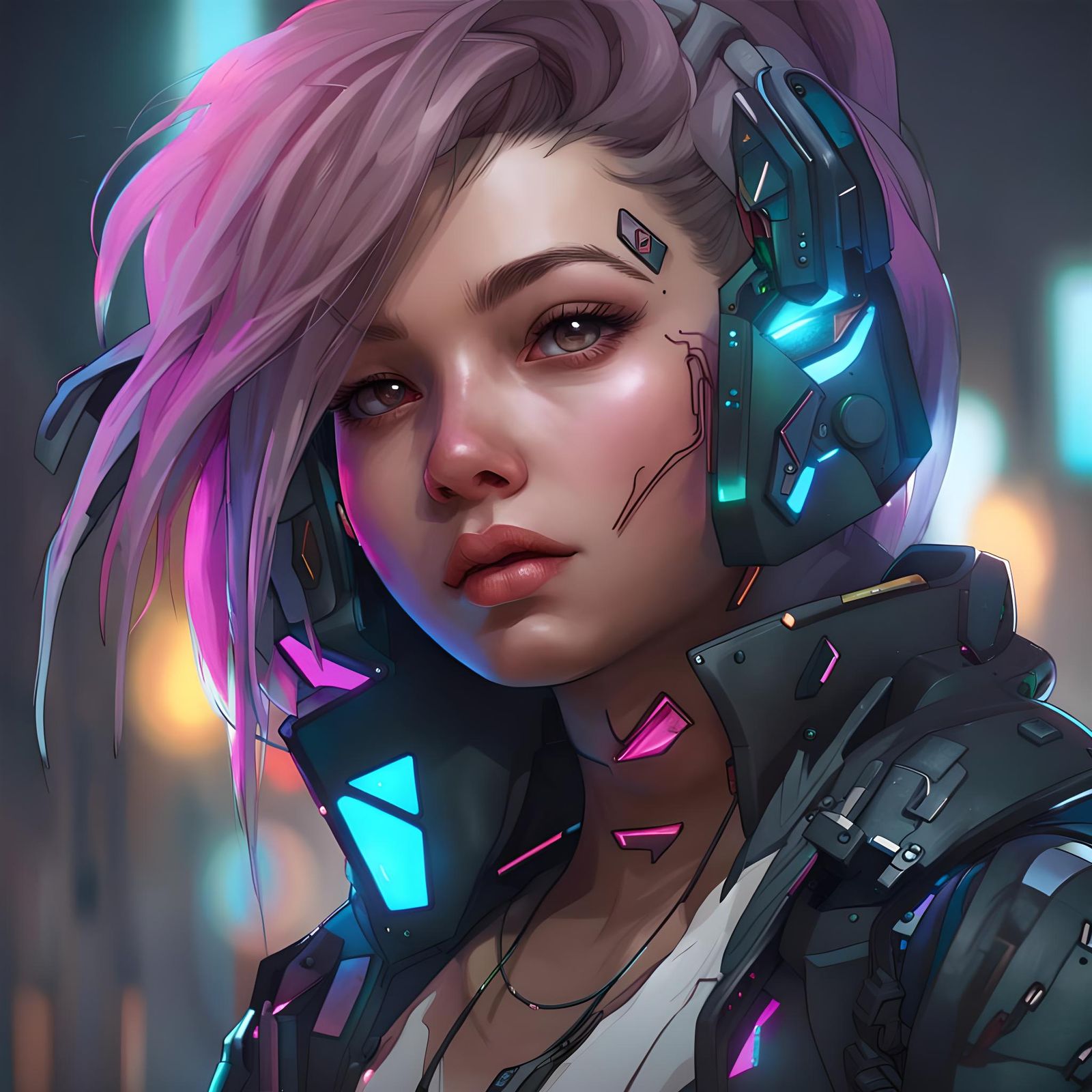 Cyberpunk girl