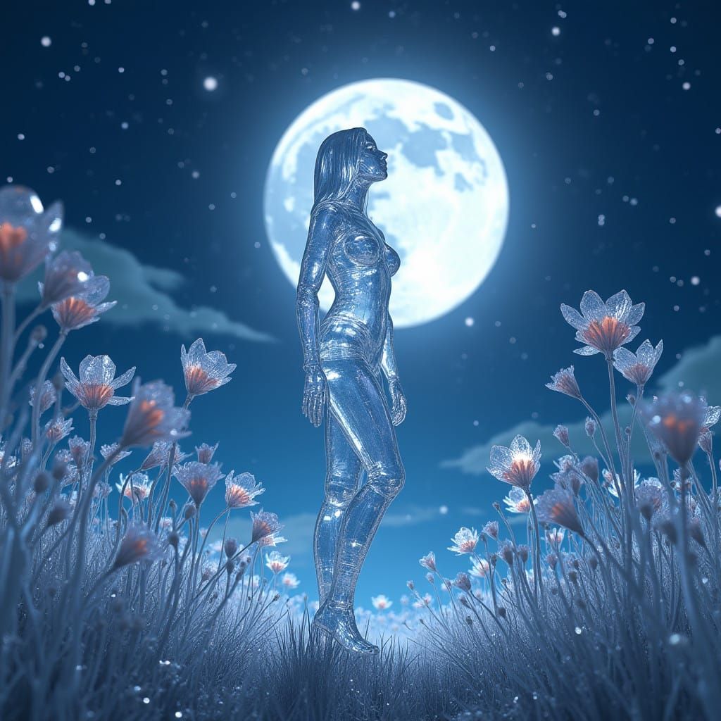 Ethereal Crystal Garden Sanctuary