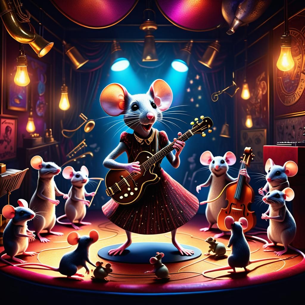 Majestic Jazz Club in Steampunk Style