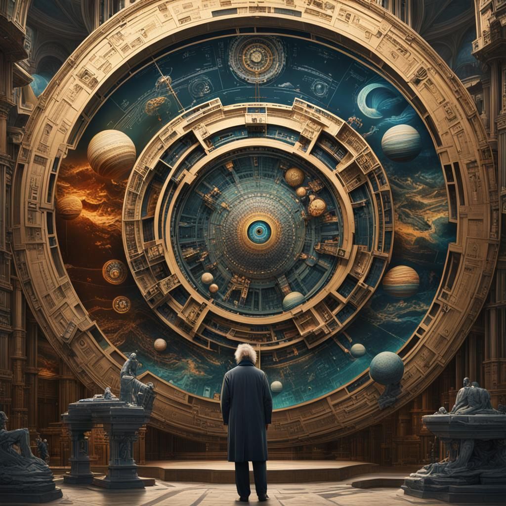 Timeless Harmony of Science and Philosophy in Futuristic Ode