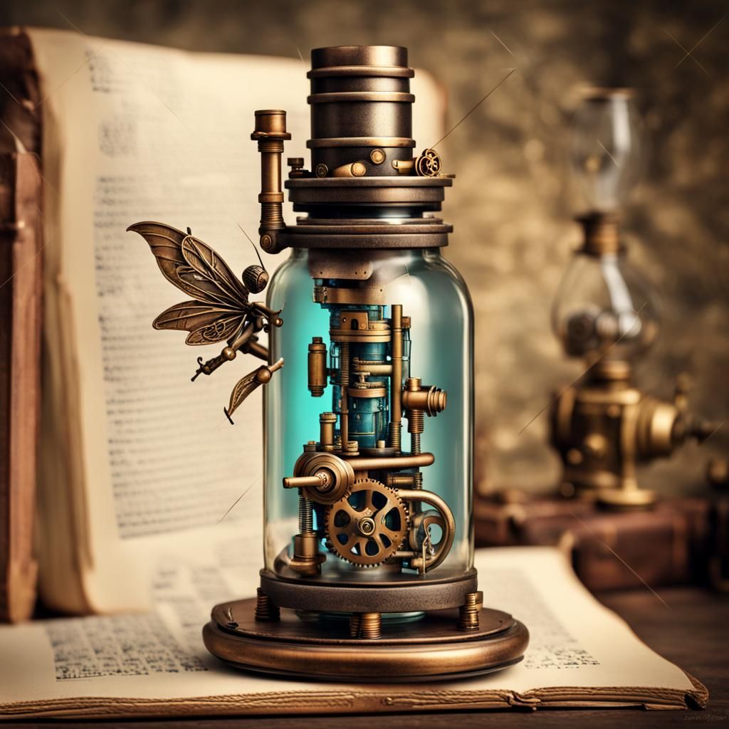 Steampunk Fairy in Whimsical Egress