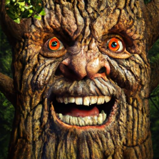 "Happy monster Oak Bark"