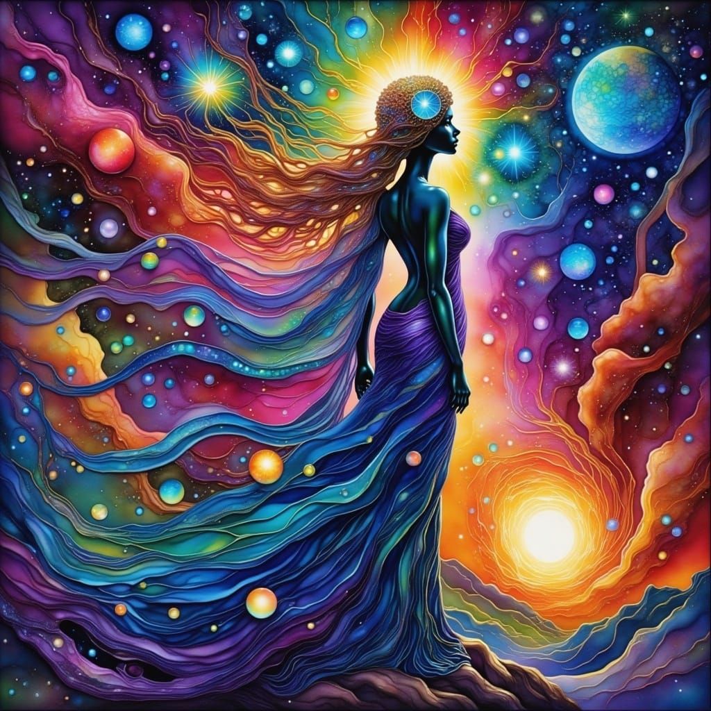 Cosmic Goddess of the Galaxy