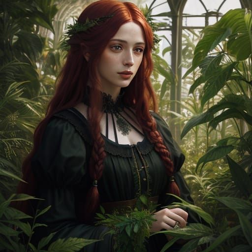 Mirabel Garlick as a younger student