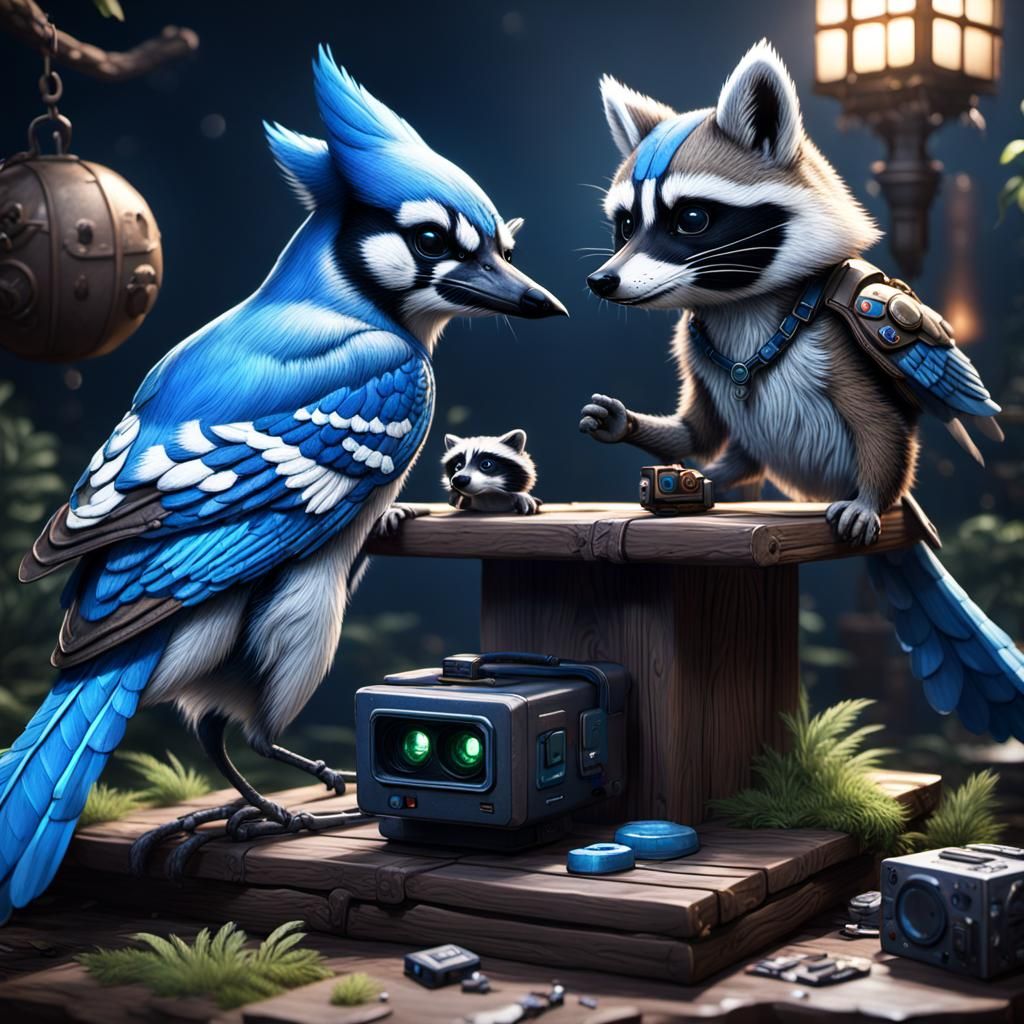 Fantastical Video Game Scene in Vibrant Colors