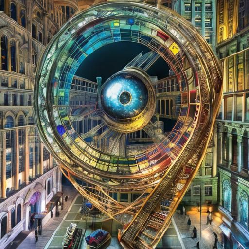 Photorealistic Platypus in Metallic Colors