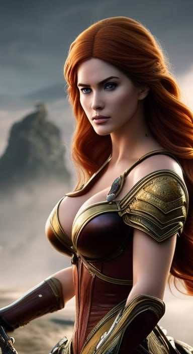 Kate Upton as Triss Merigold in Witcher Style
