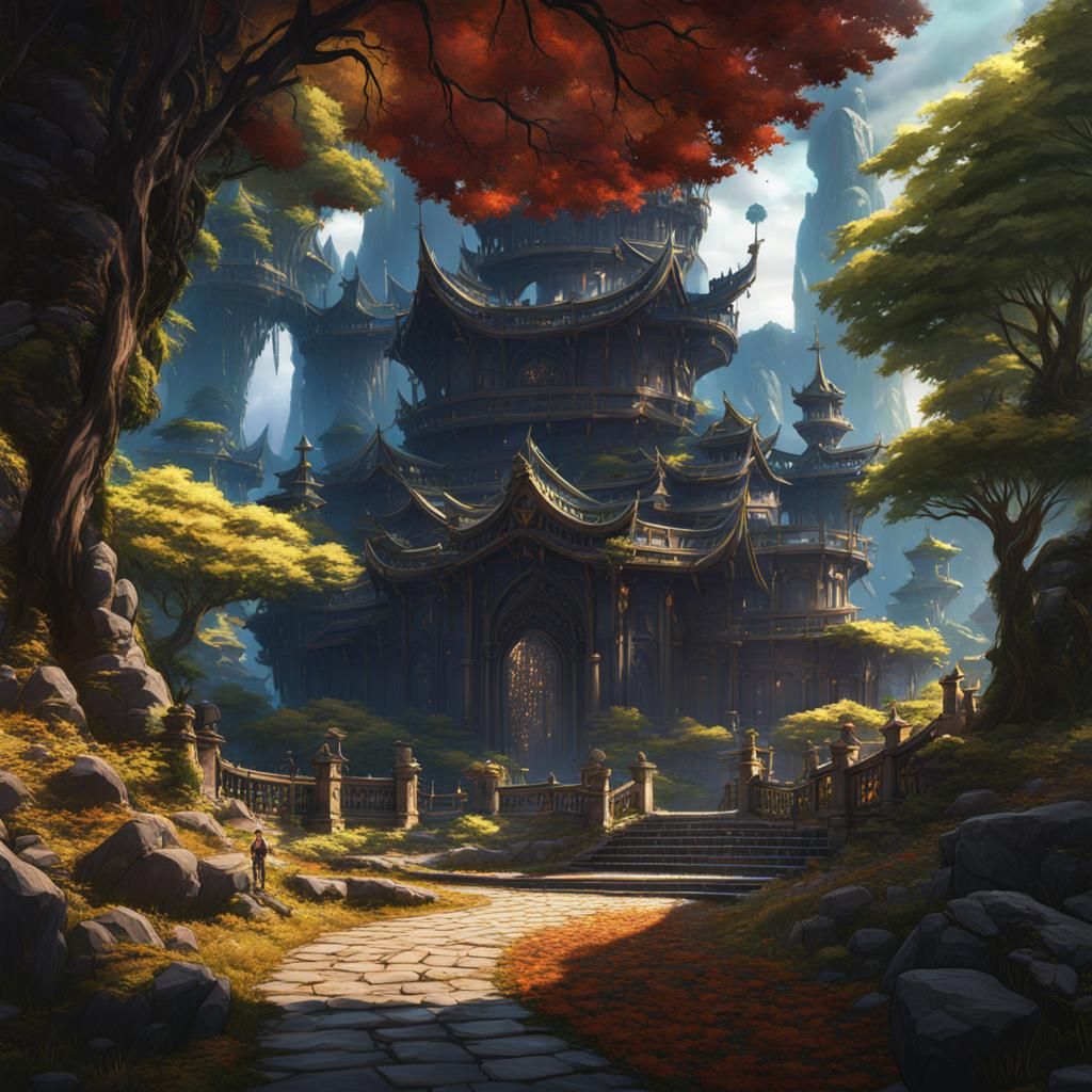 Ethereal Fantasy Realm in Splendid Detail