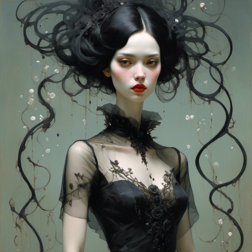 Girl's Ethereal Form Revealed in Transparent Beauty