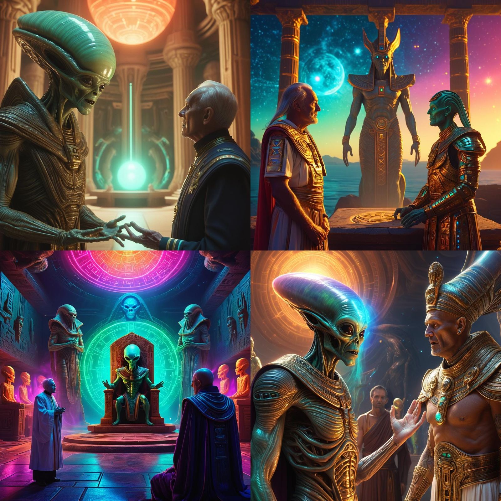 Sci-Fi Alien Priest Confronts Ancient Gods in a Galactic Set...