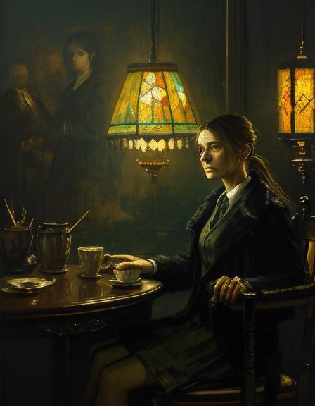 Taking tea in the dark room of loneliness