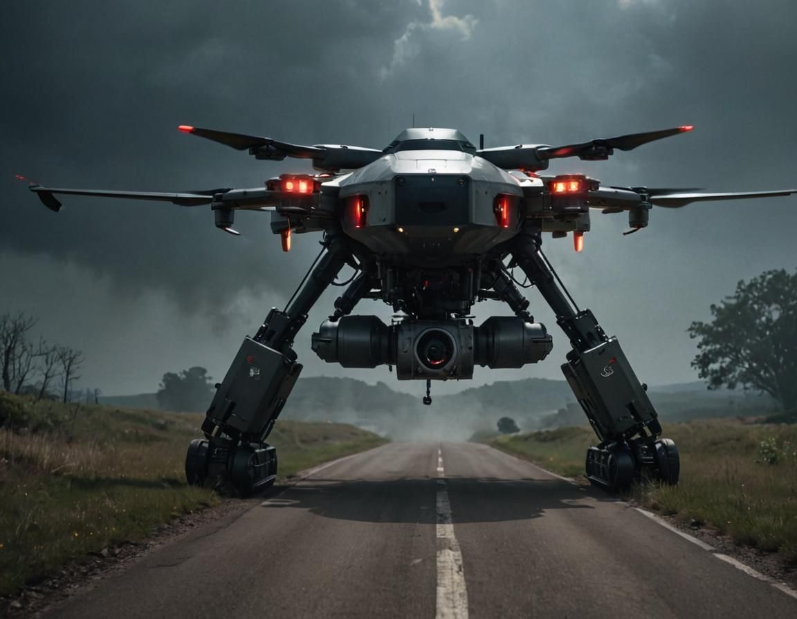 Cyberpunk Vision of a Formidable AI Overmind