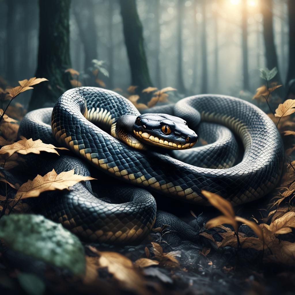 Surreal Ensnarement in a Dark Academia Forest