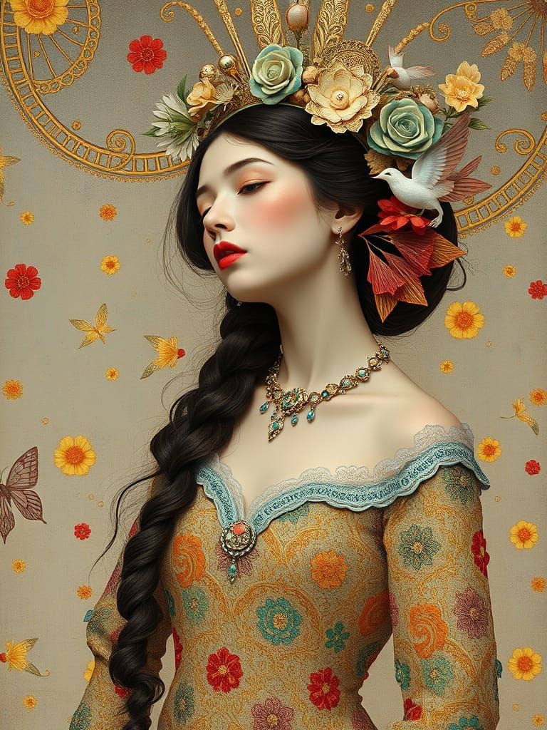 Gilded Dolce & Gabbana Fashion Masterpiece