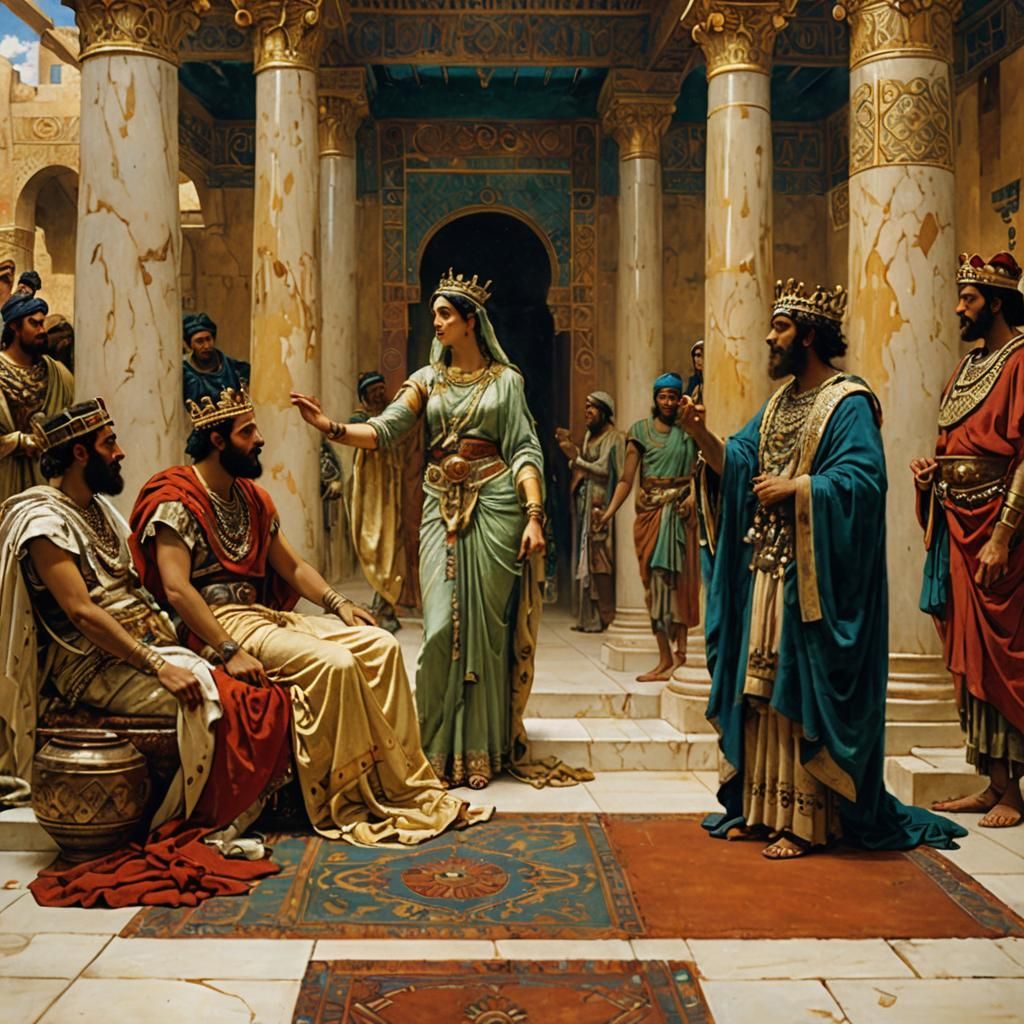 Regal Encounter in Victorian Splendor