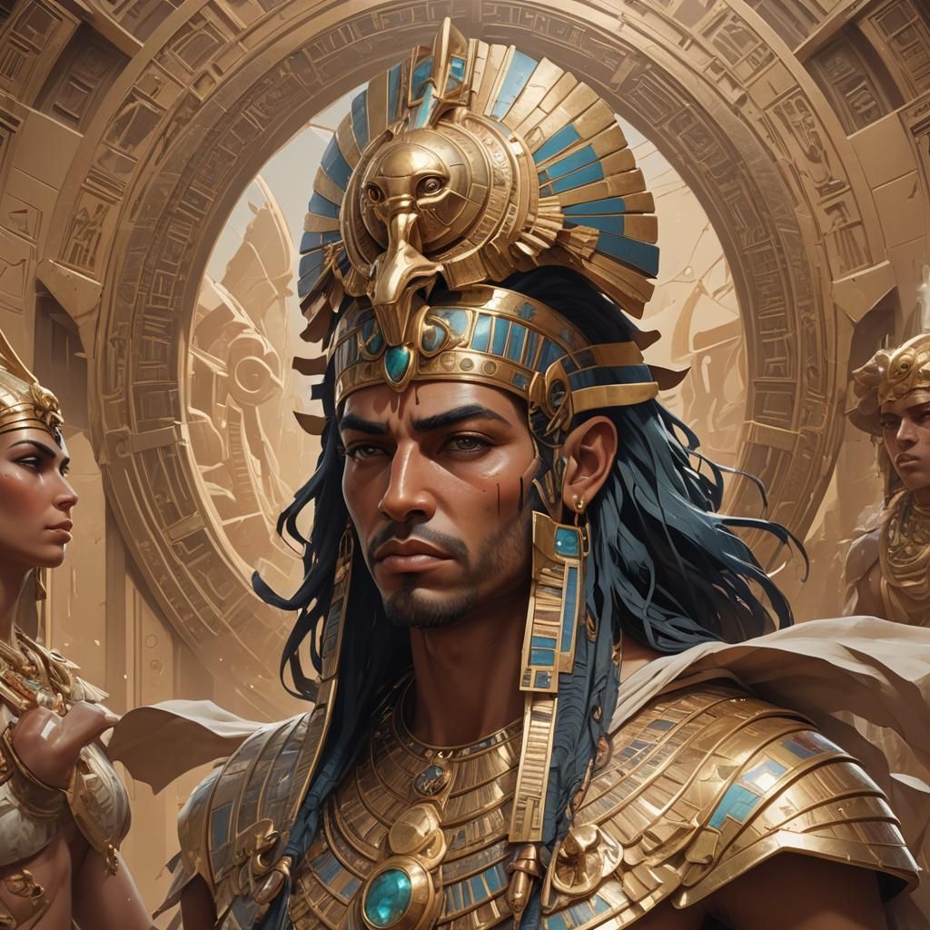 Set, God of Chaos, in Triadic Colors