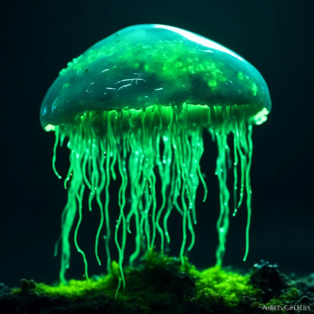 Glowing Bioluminescent Slime Cap