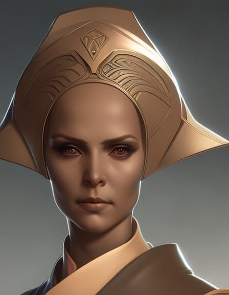 Ethereal Muun Princess in Interstellar Regalia